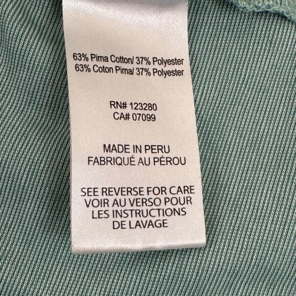 Travis Mathew Short Sleeve Polo Shirt Heather Green Golf Logo Size XL - Picture 4 of 7